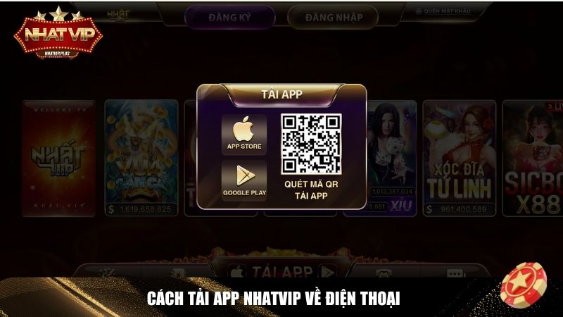 Chi tiết hướng dẫn tải app Nhatvip cho người chơi