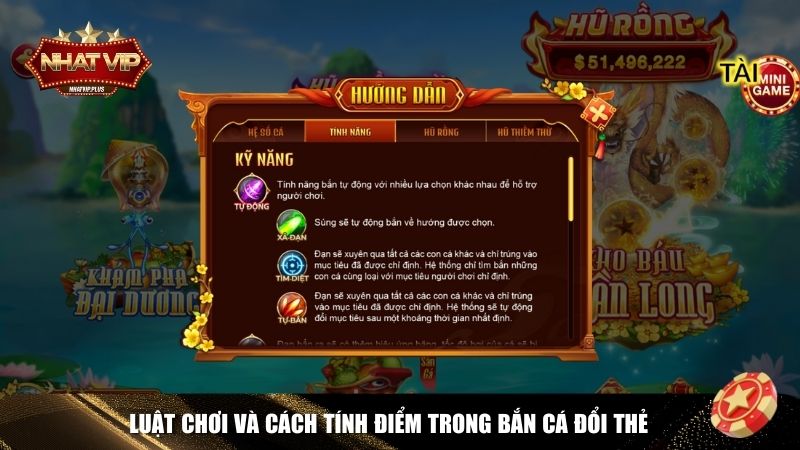 Luật chơi Bắn Cá Đổi Thẻ Nhatvip